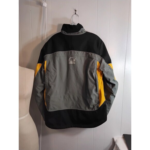 Sorel Men's Winter Coat Size M Yellow & Grey Heavy Duty - Picture 2 of 4